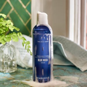 THE BODY SHOP-湛藍麝香頭髮&身體清潔露-250ML