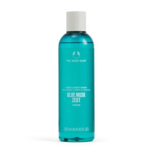 THE BODY SHOP-漾綠麝香頭髮&身體清潔露-250ML