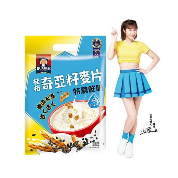 桂格奇亞籽麥片特濃鮮奶