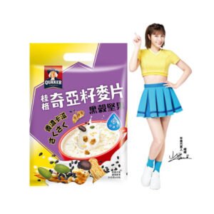 桂格奇亞籽麥片-黑穀堅果共10包(素食可)