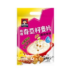 桂格奇亞籽麥片-穀香堅果共10包(素食可)