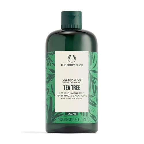 茶樹淨化洗髮精護髮乳去角質洗髮霜-THE BODY SHOP
