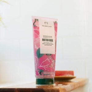英皇玫瑰嫩膚去角質沐浴膠200ML-THE BODY SHOP