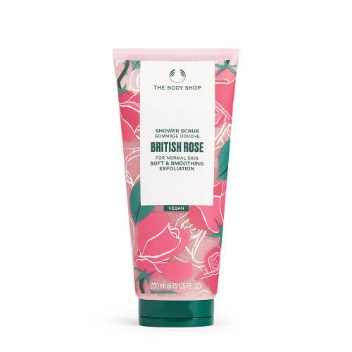 英皇玫瑰嫩膚去角質沐浴膠200ML-THE BODY SHOP