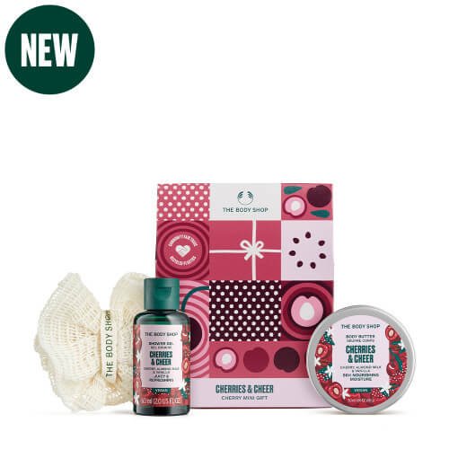 聖誕節限定-XM歡沁櫻桃迷你原裝禮盒-THE BODY SHOP交換禮物