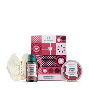 聖誕節限定-XM歡沁櫻桃迷你原裝禮盒-THE BODY SHOP交換禮物