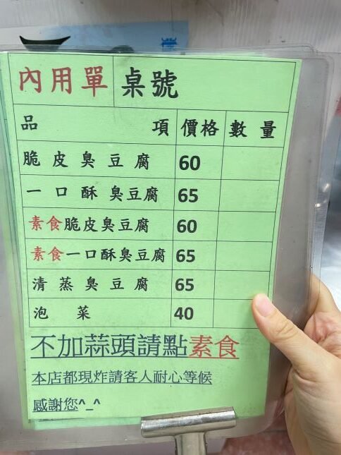 台中北屯羅記臭豆腐