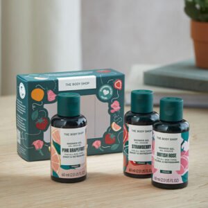 美體小舖AYR三小福果香沐浴原裝禮盒-THE BODY SHOP