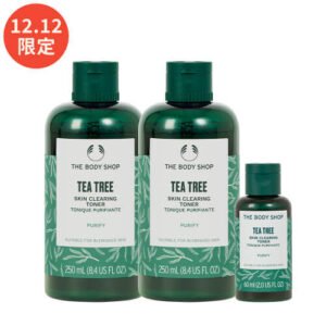 雙12-(買2送1)茶樹淨膚清爽調理水組-THE BODY SHOP