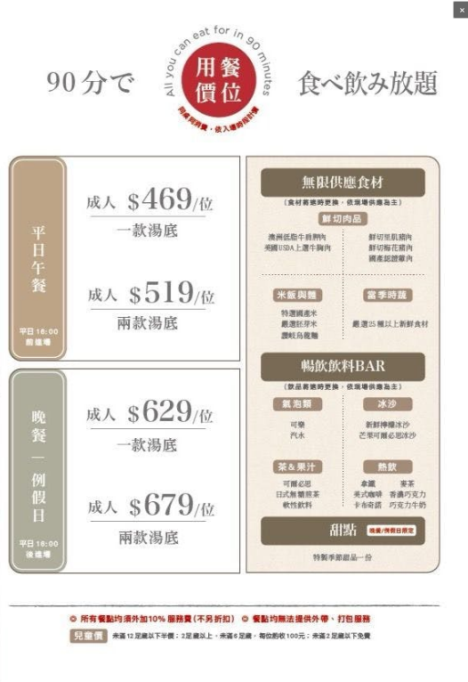 新竹巨城Mo-Mo-Paradise壽喜燒：提供素食鍋與多樣葷素吃到飽餐點