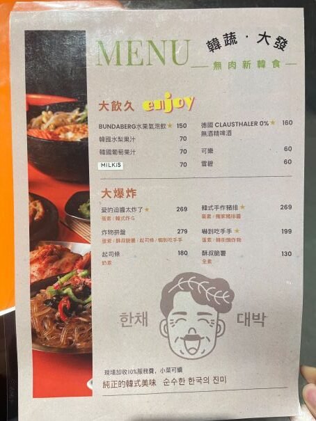 韓蔬‧大發｜新店必吃韓式素食餐廳！炸醬麵、韓式炸雞竟然都是素的？韓國人親自掌廚！