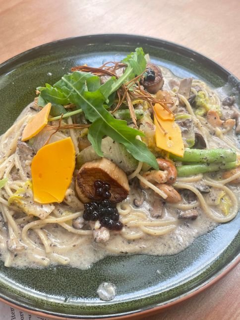 台中北屯蔬食餐廳推薦｜兔子遇到熊 little oven義大利麵餐點介紹