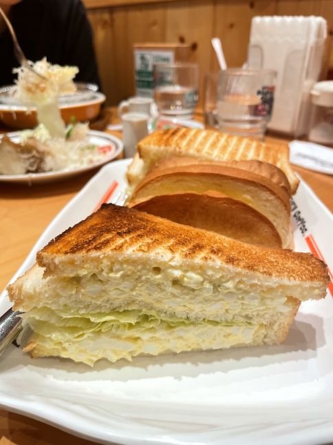 台中客美多咖啡 Komeda’s Coffee 公益店餐點雞蛋沙拉烤土司