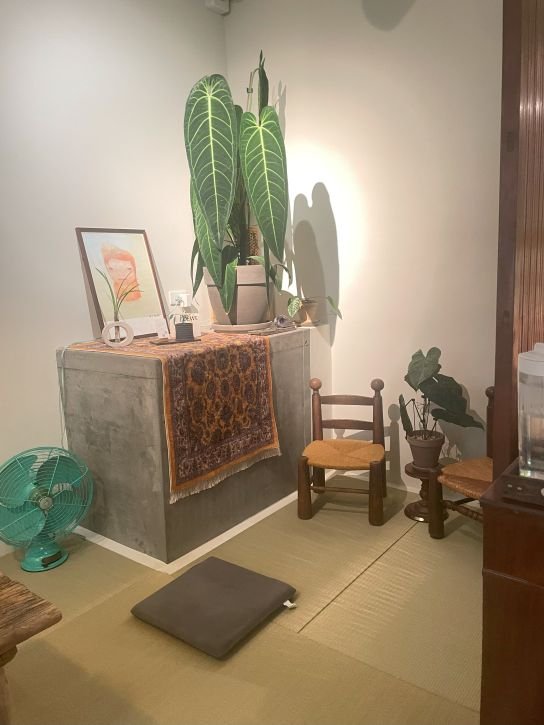 Midori cafe 麋荳浬｜新竹巨城旁老宅風咖啡廳，甜點、植栽、日系氛圍一次擁有